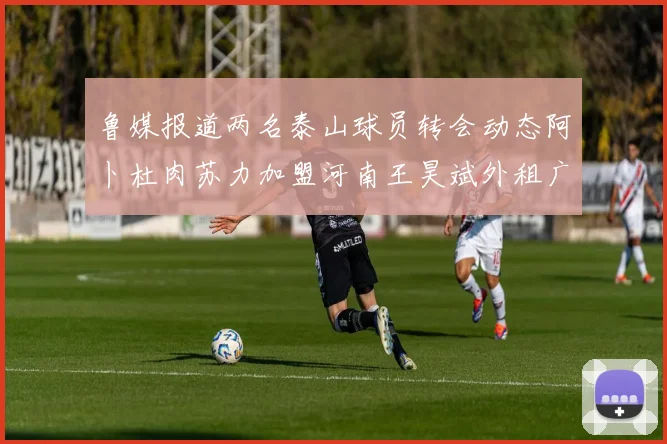 鲁媒报道两名泰山球员转会动态阿卜杜肉苏力加盟河南王昊斌外租广州豹